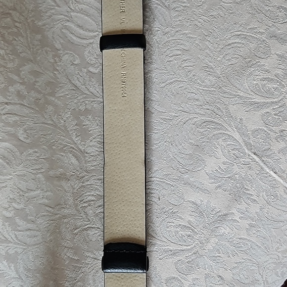 CHICO'S Slide Adjustable Wide Black Belt M/L - Picture 8 of 11